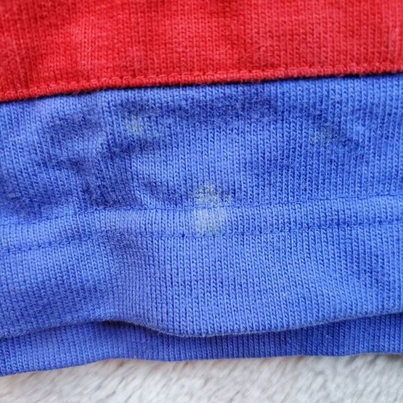 Polo Ralph Lauren Sport Spellout USA Pullover Mens L Red‎ White Blue Long Sleeve - Picture 7 of 10